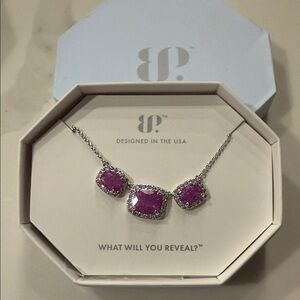 BP Radiant Purple Stone Necklace